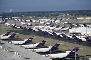 Fed Ex Planes at the Memphis Airport